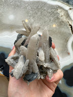 Dogtooth Calcite Cluster with Mica - New Age Realms