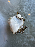 Crystalline Gold with Arsenopyrite on Quartz Sierra Co., Alleghany, California - New Age Realms