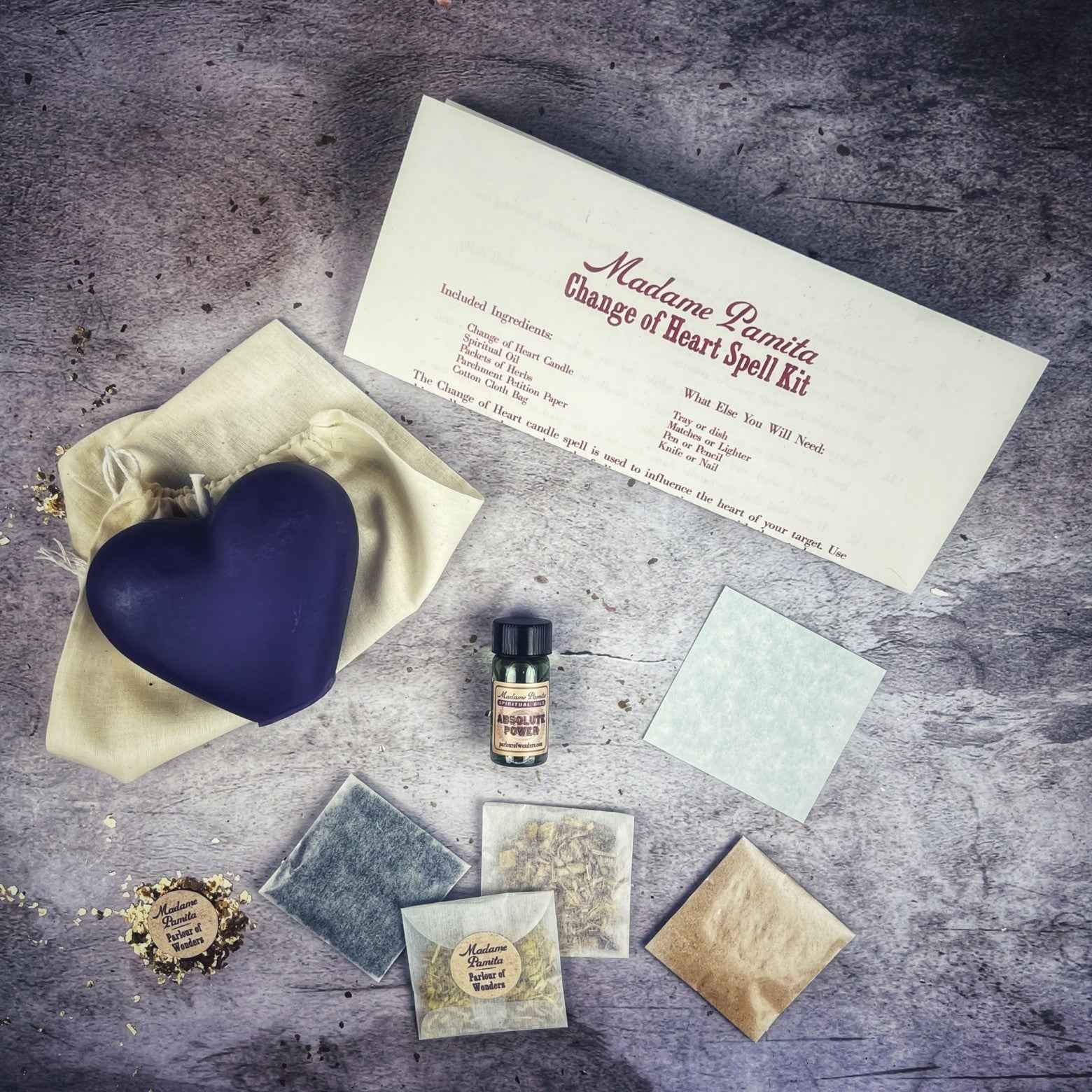 Change of Heart Candle Spell Kit - Love Reconciliation & Emotional Healing