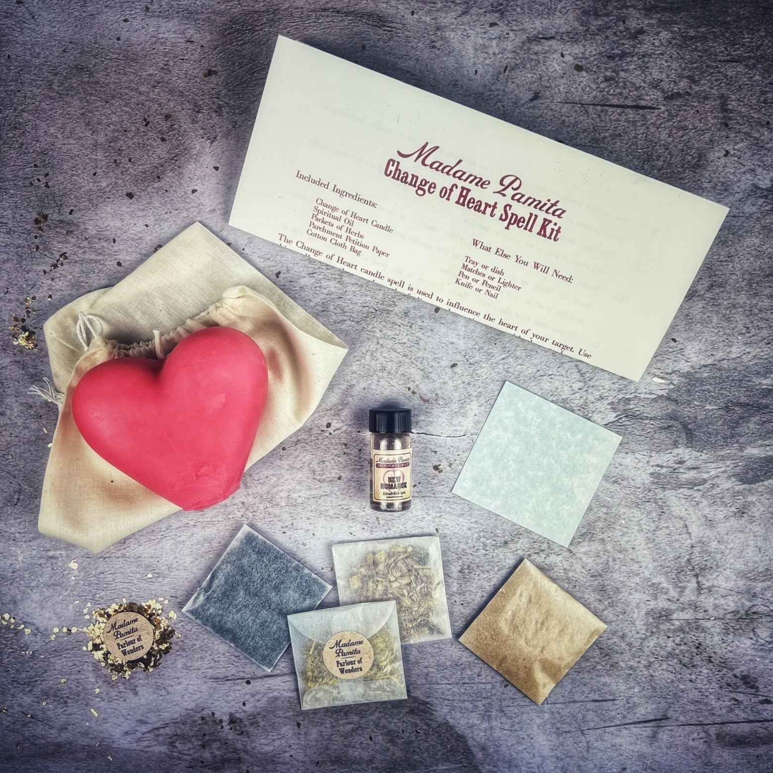 Change of Heart Candle Spell Kit - Love Reconciliation & Emotional Healing