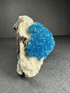Cavansite with Stilbite on Matrix from Pune, Maharashtra, India - New Age Realms