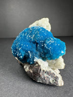 Cavansite with Stilbite on Matrix from Pune, Maharashtra, India - New Age Realms