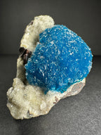 Cavansite with Stilbite on Matrix from Pune, Maharashtra, India - New Age Realms