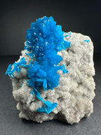 Cavansite with Stilbite on Matrix from Pune, Maharashtra, India - New Age Realms