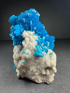 Cavansite with Stilbite on Matrix from Pune, Maharashtra, India - New Age Realms