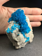 Cavansite with Stilbite on Matrix from Pune, Maharashtra, India - New Age Realms