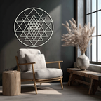 Sacred Geometry Metal Wall Art