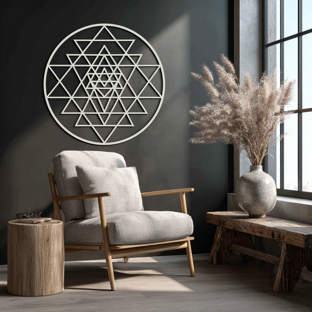 Sacred Geometry Metal Wall Art