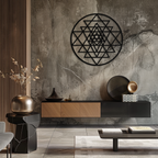 Sacred Geometry Metal Wall Art