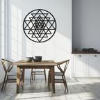 Sacred Geometry Metal Wall Art
