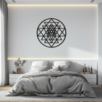 Sacred Geometry Metal Wall Art