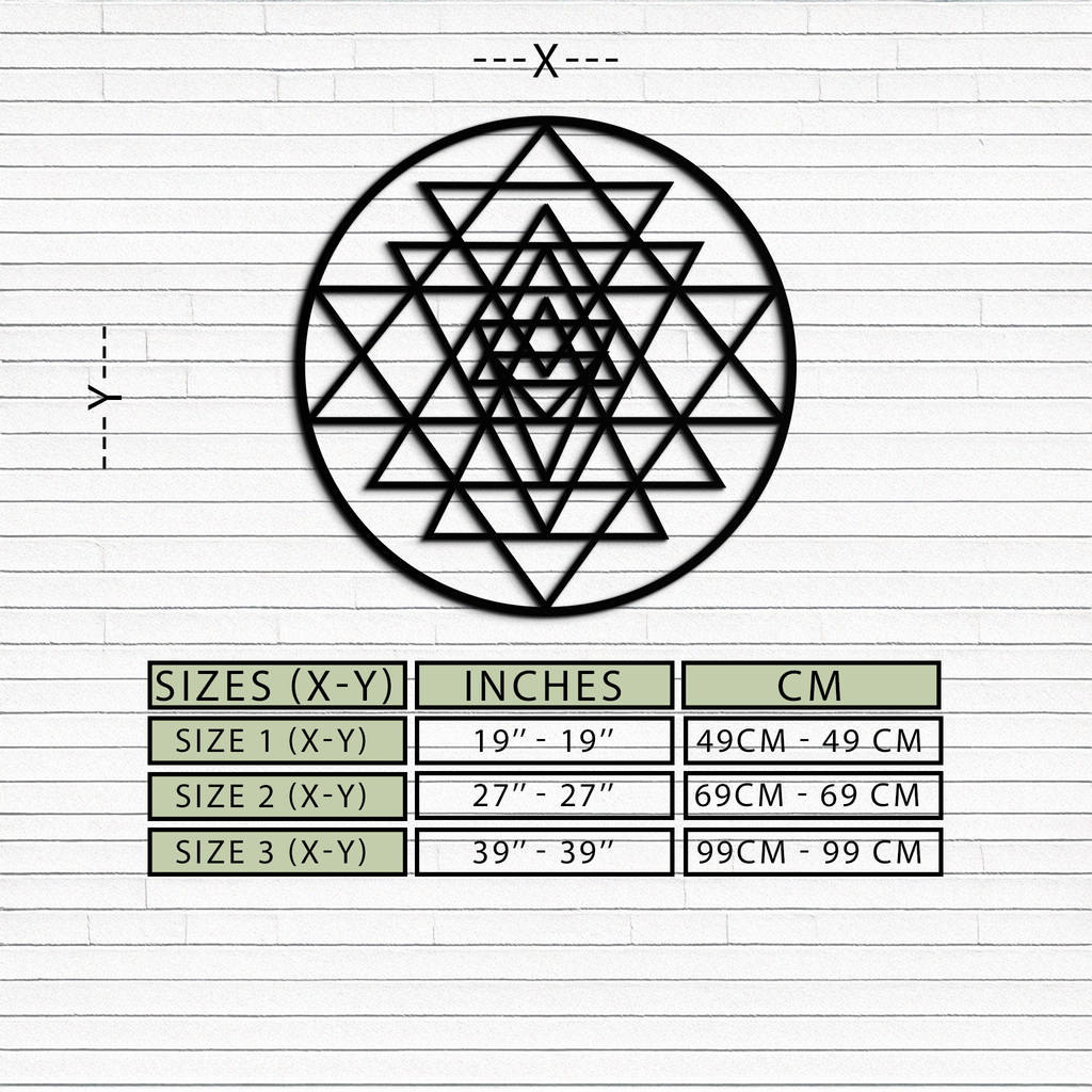 Sacred Geometry Metal Wall Art - New Age Realms