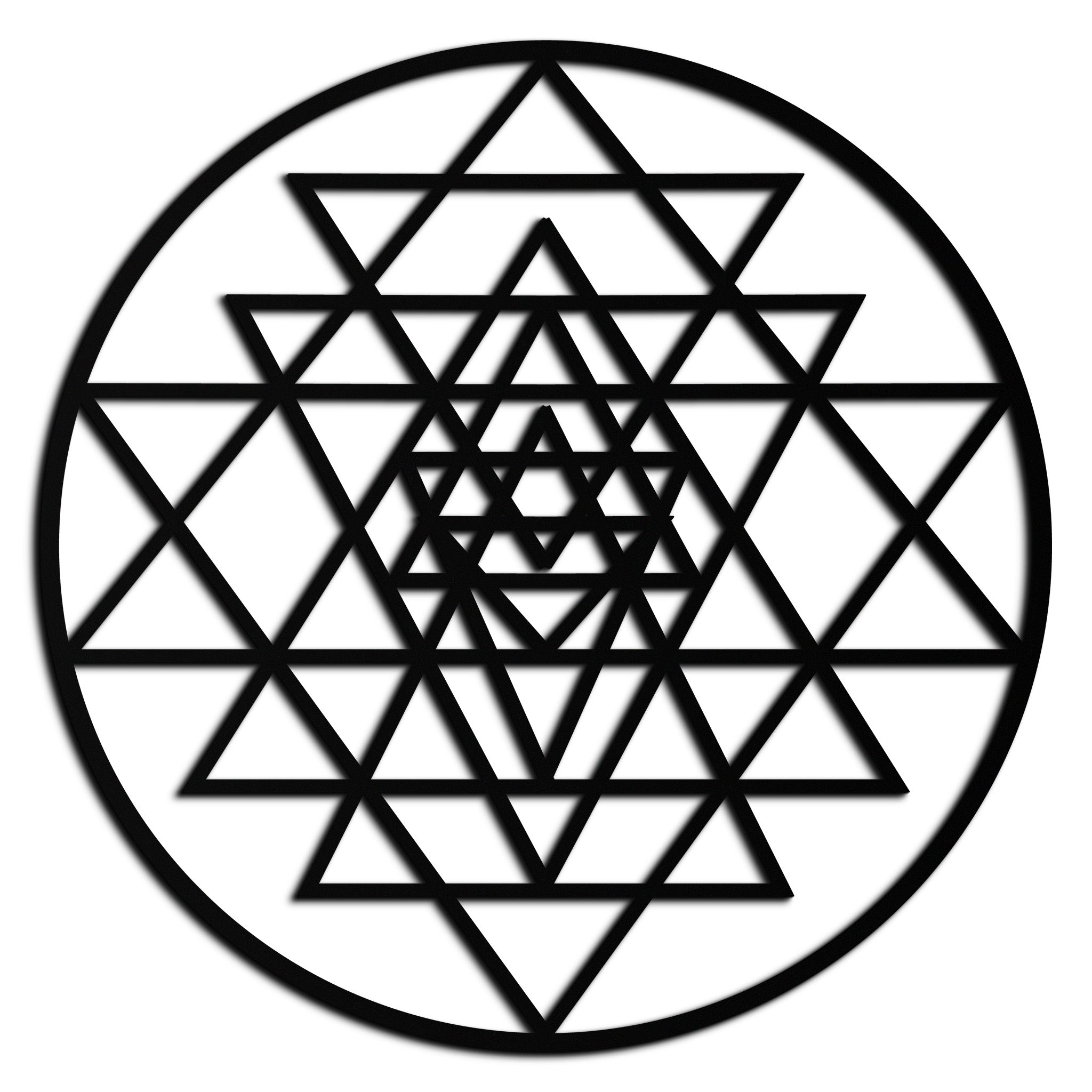 Sacred Geometry Metal Wall Art