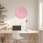 Lotus Mandala Silhouette Metal Wall Art – Sacred Geometry Design - KAFGP056 - New Age Realms