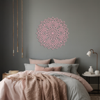 Mandala Silhouette Metal Wall Art – Intricate Sacred Geometry Design - KAFGP058 - New Age Realms
