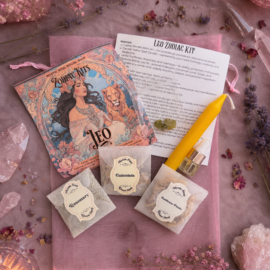 Kits de rituales mágicos del zodiaco