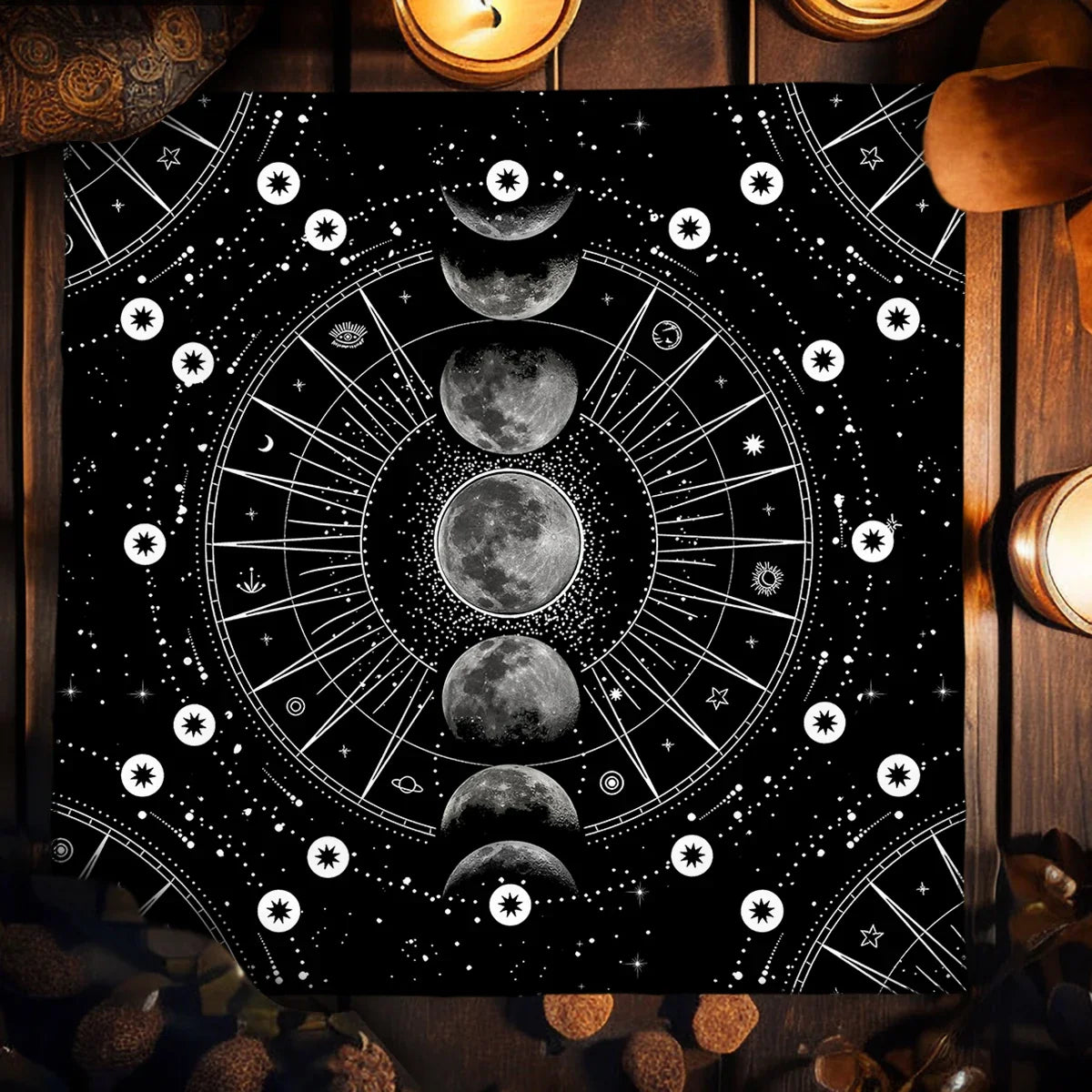 Moon Phase Tapestry - New Age Realms