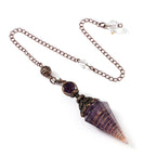 Sier Colorful Crystal Pendulum Stone Gravel Pendants - New Age Realms