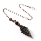 Sier Colorful Crystal Pendulum Stone Gravel Pendants - New Age Realms