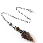 Sier Colorful Crystal Pendulum Stone Gravel Pendants - New Age Realms