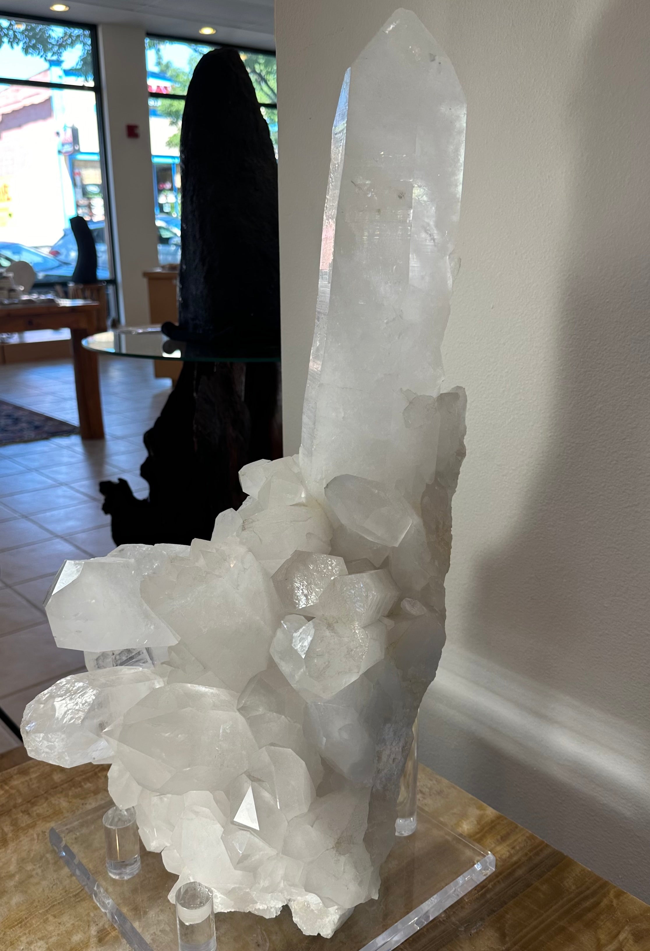 Quartz Cluster with XL Point - New Age Realms