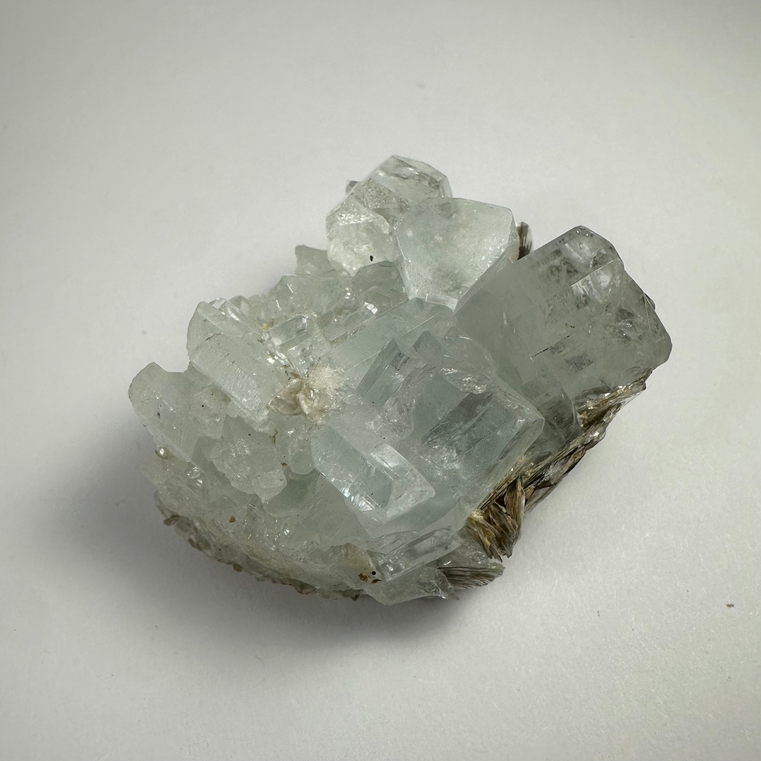 Aquamarine with Muscovite and Albite Shigar Valley, Skardu, Pakistan - New Age Realms
