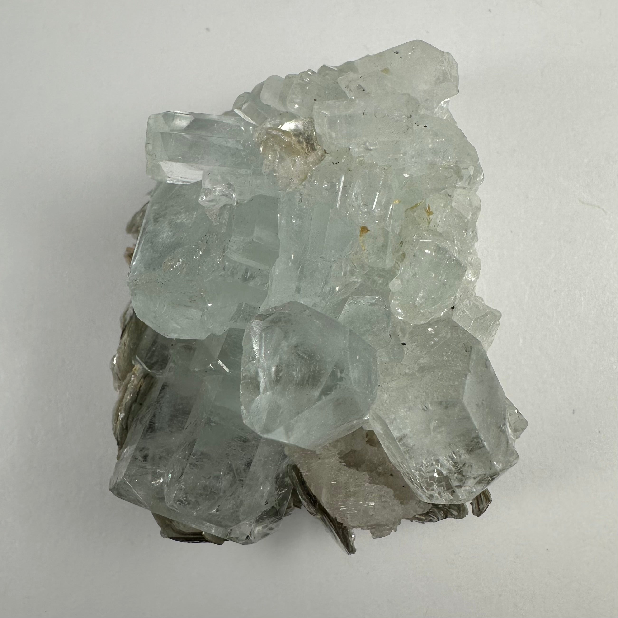 Aquamarine with Muscovite and Albite Shigar Valley, Skardu, Pakistan - New Age Realms