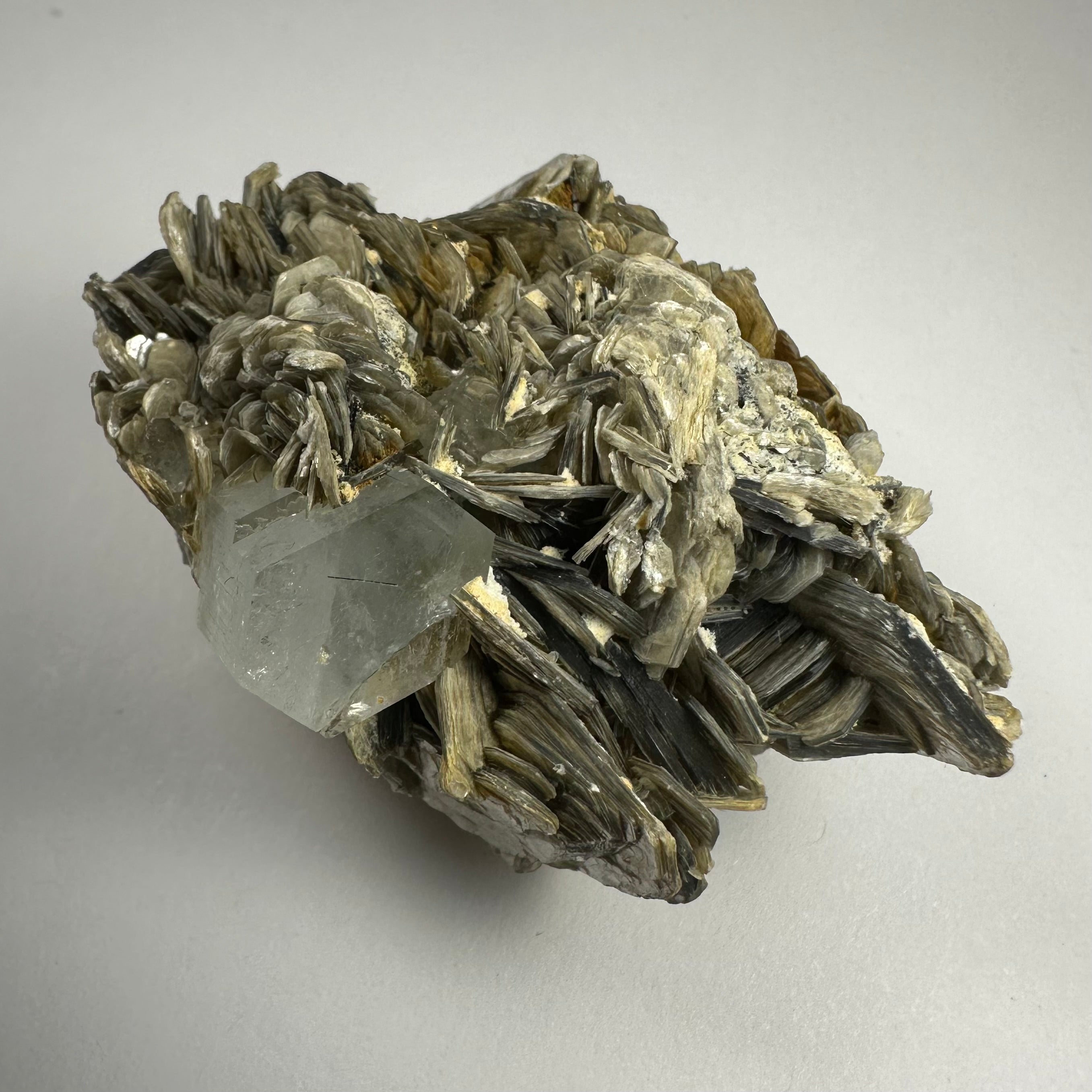 Aquamarine with Muscovite on Matrix from Shigar Valley, Skradu, Pakistan - New Age Realms
