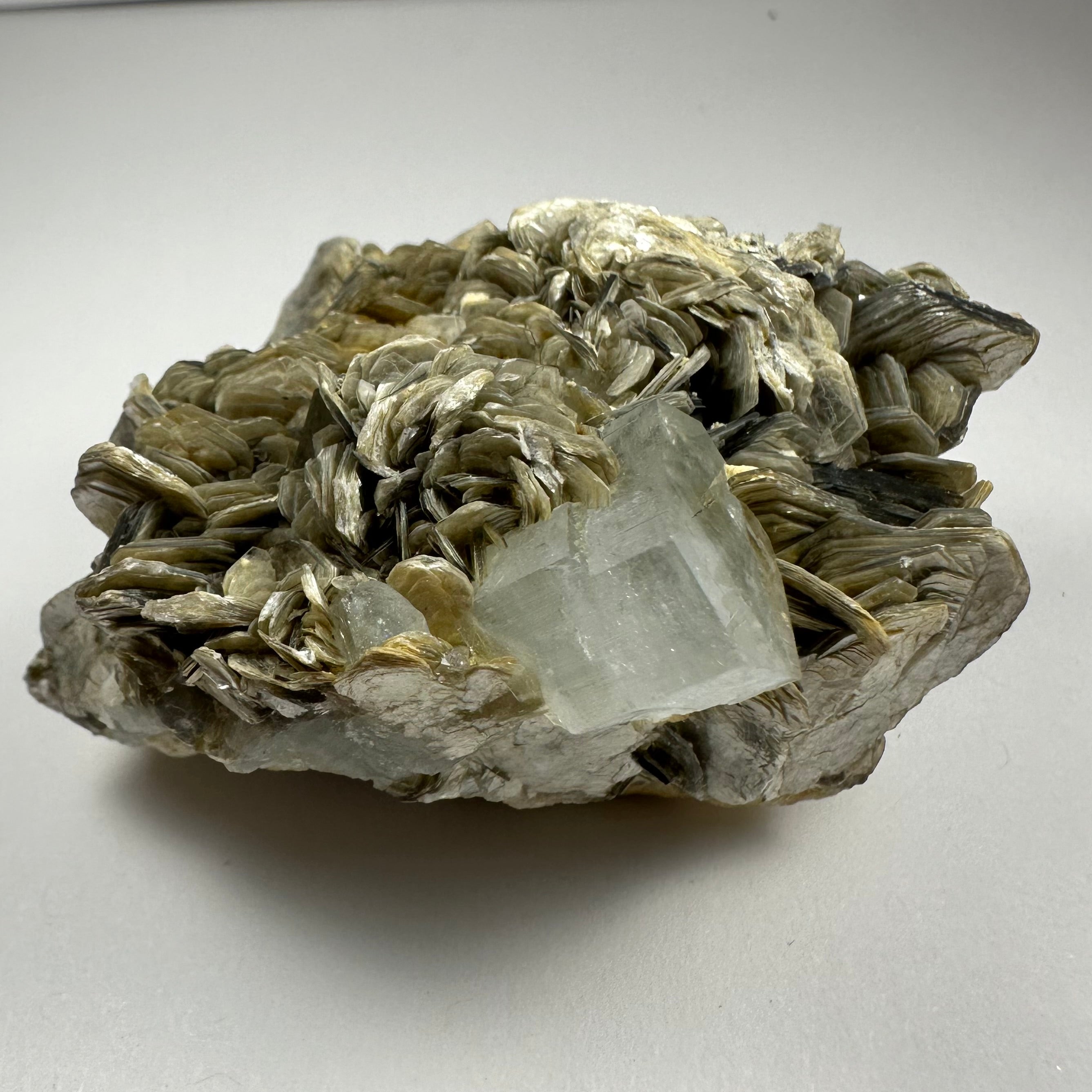 Aquamarine with Muscovite on Matrix from Shigar Valley, Skradu, Pakistan - New Age Realms