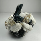 Green Tourmaline with Quarz, Mica and Albite, Brazil - New Age Realms