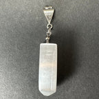 Selenite Pendant in Sterling Silver Clasp - New Age Realms