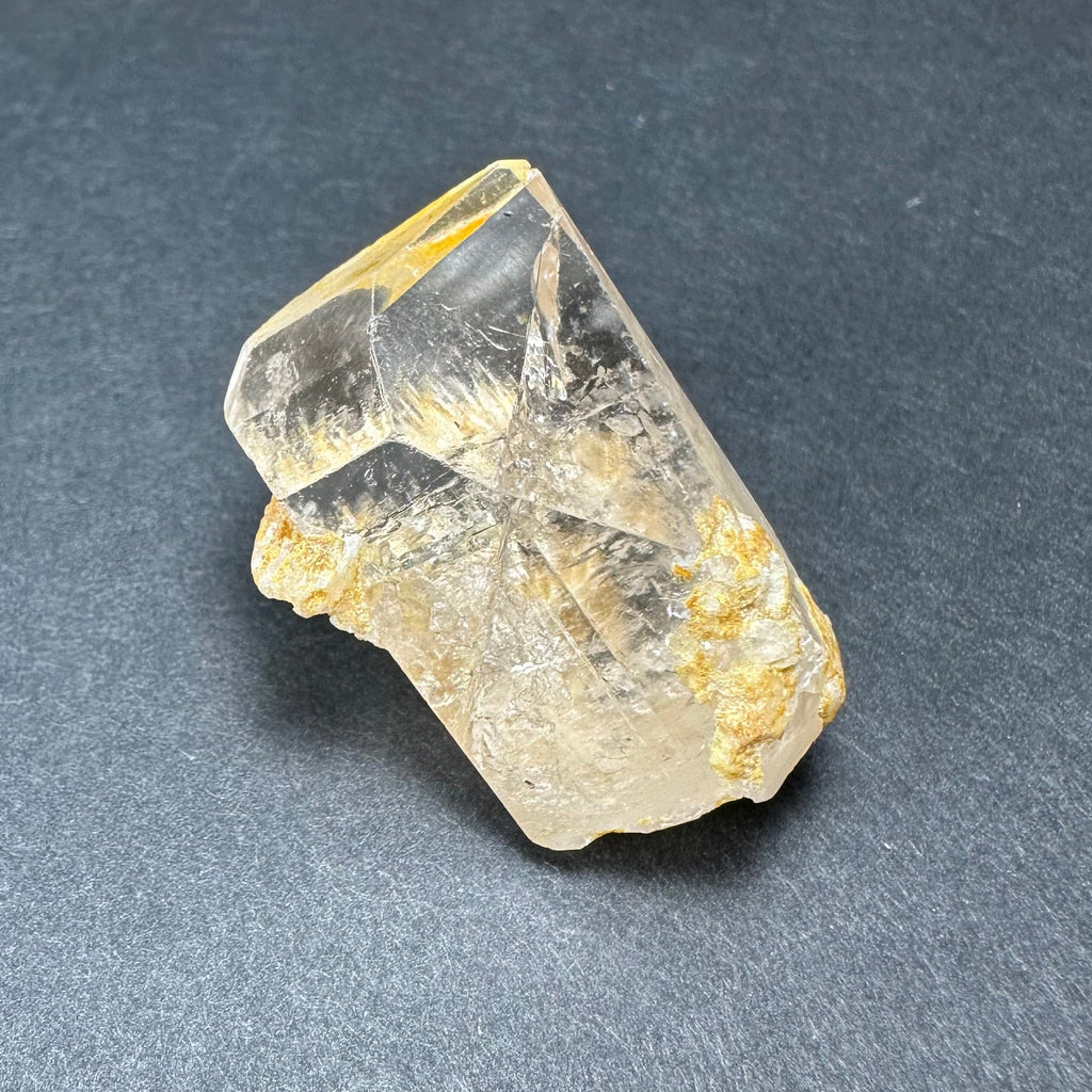 Golden Topaz Crystal from Shigar Valley, Skardu, Pakistan - New Age Realms