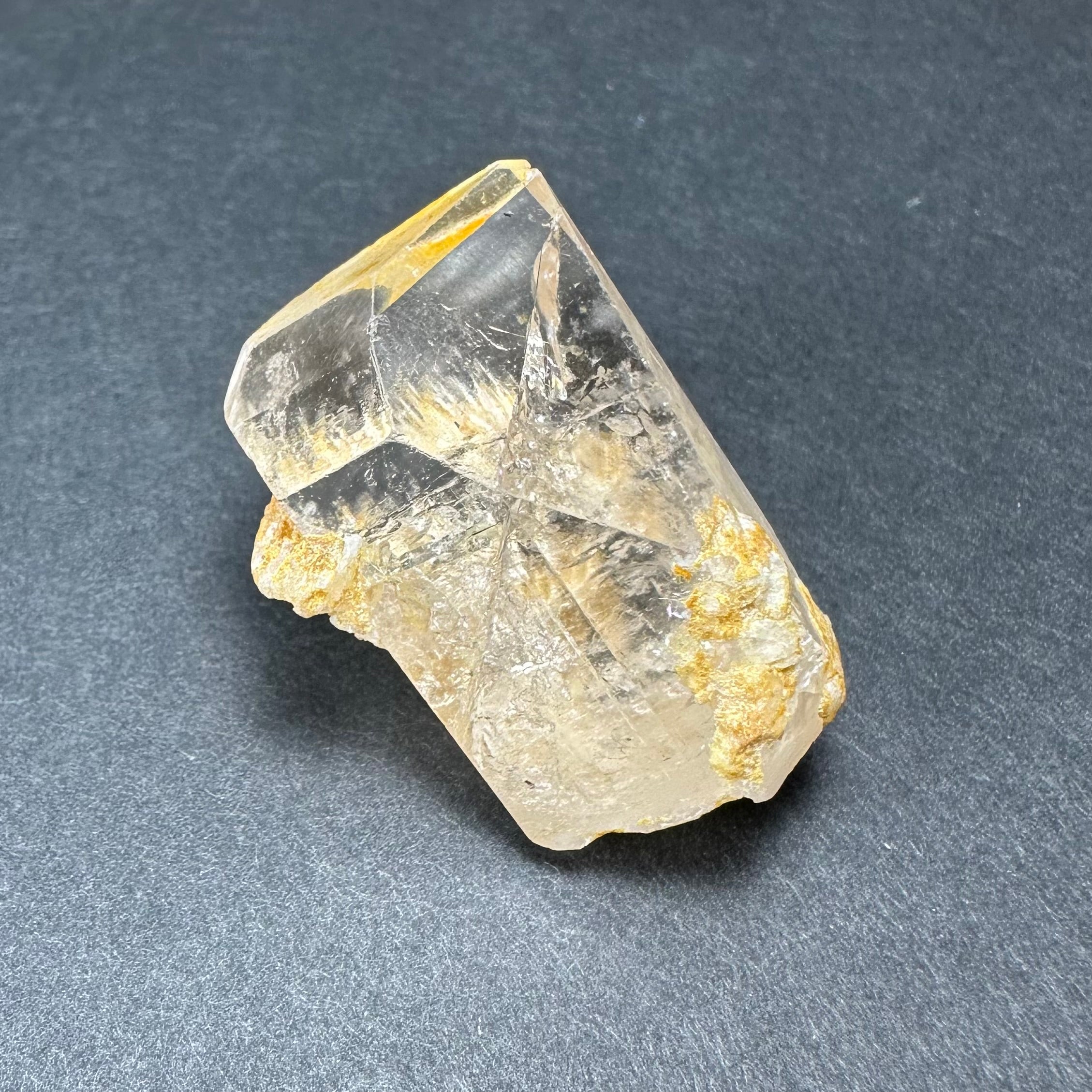 Golden Topaz Crystal from Shigar Valley, Skardu, Pakistan - New Age Realms