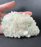 Ocean Green Apophyllite with Stilbite on matrix - New Age Realms