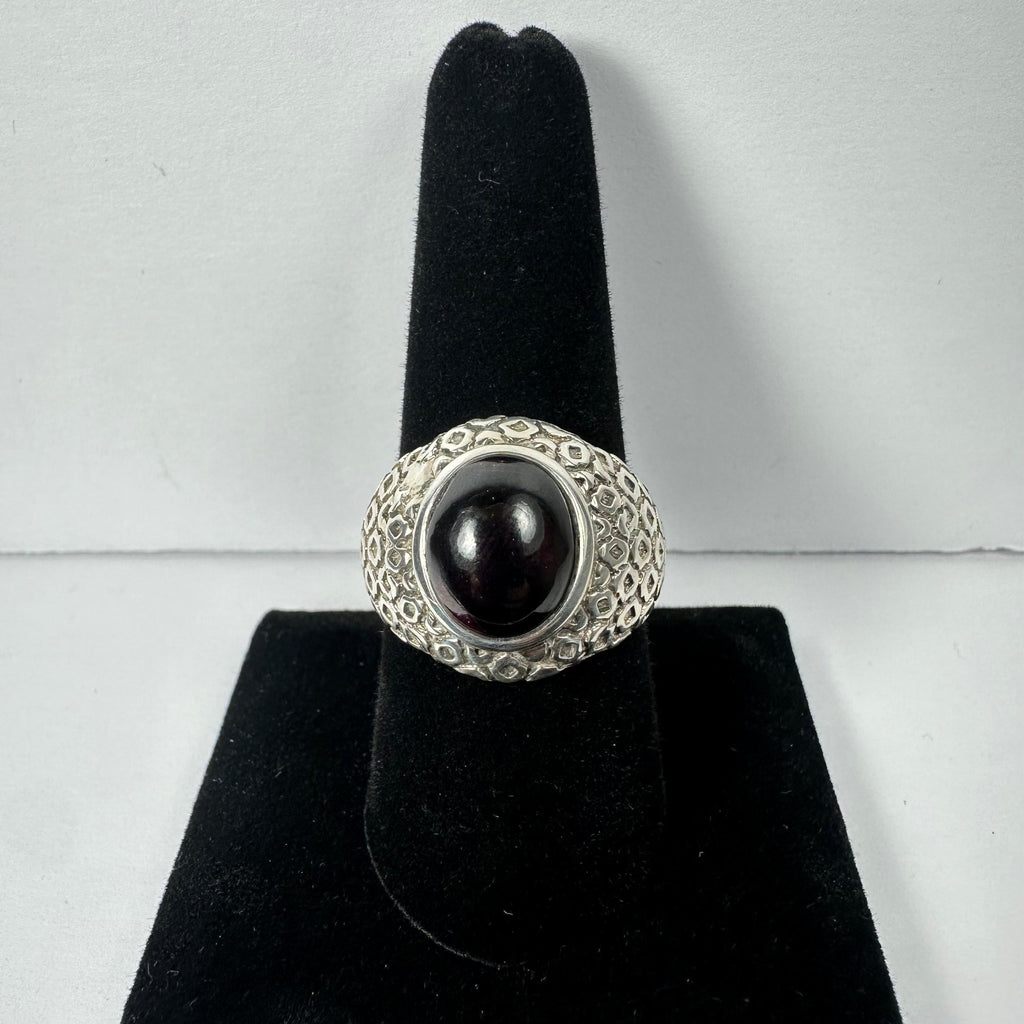 Garnet Ring - Size 8.5 - New Age Realms