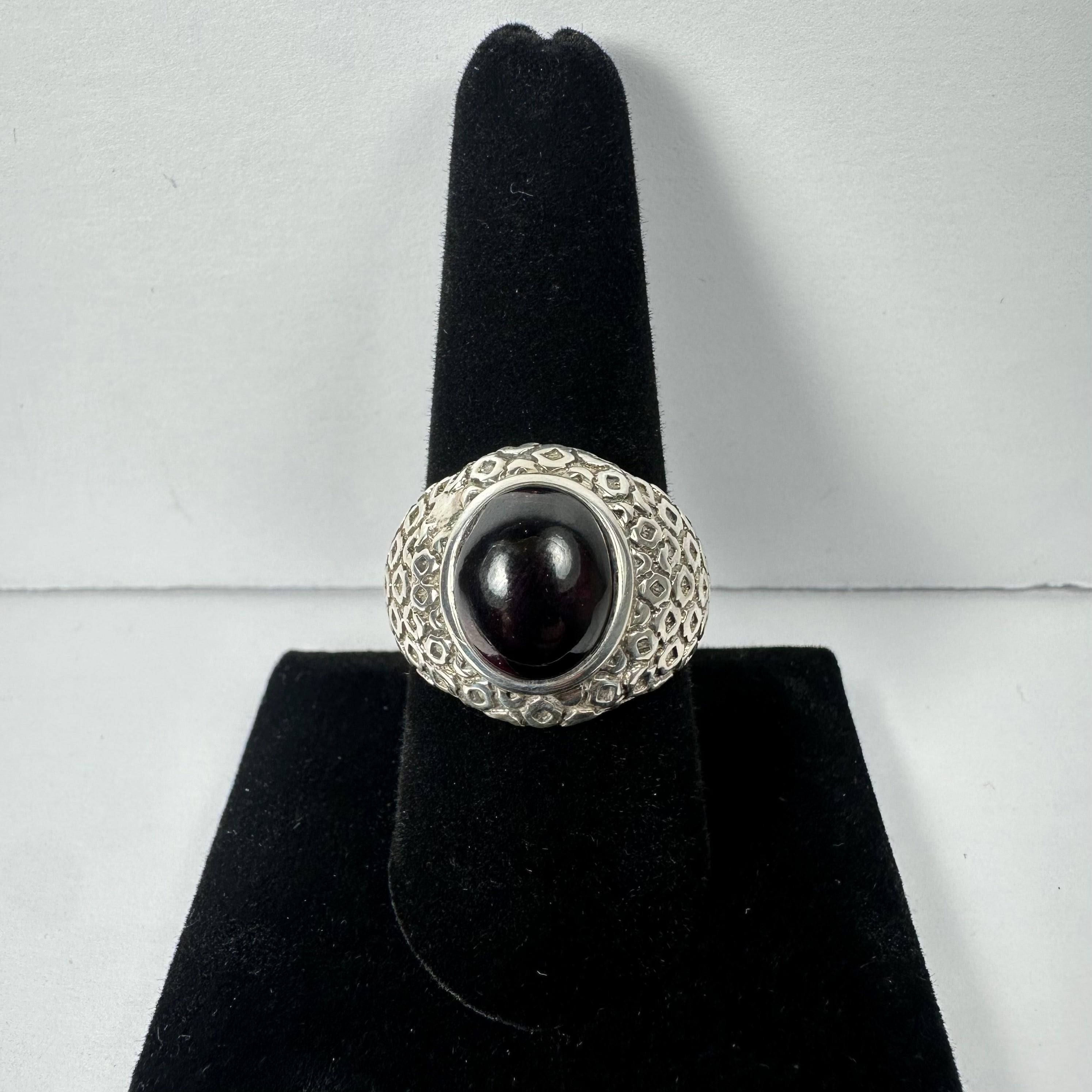 Garnet Ring - Size 8.5 - New Age Realms