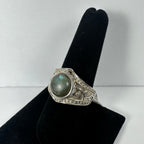 Labradorite Ring - Size 8.5 - New Age Realms