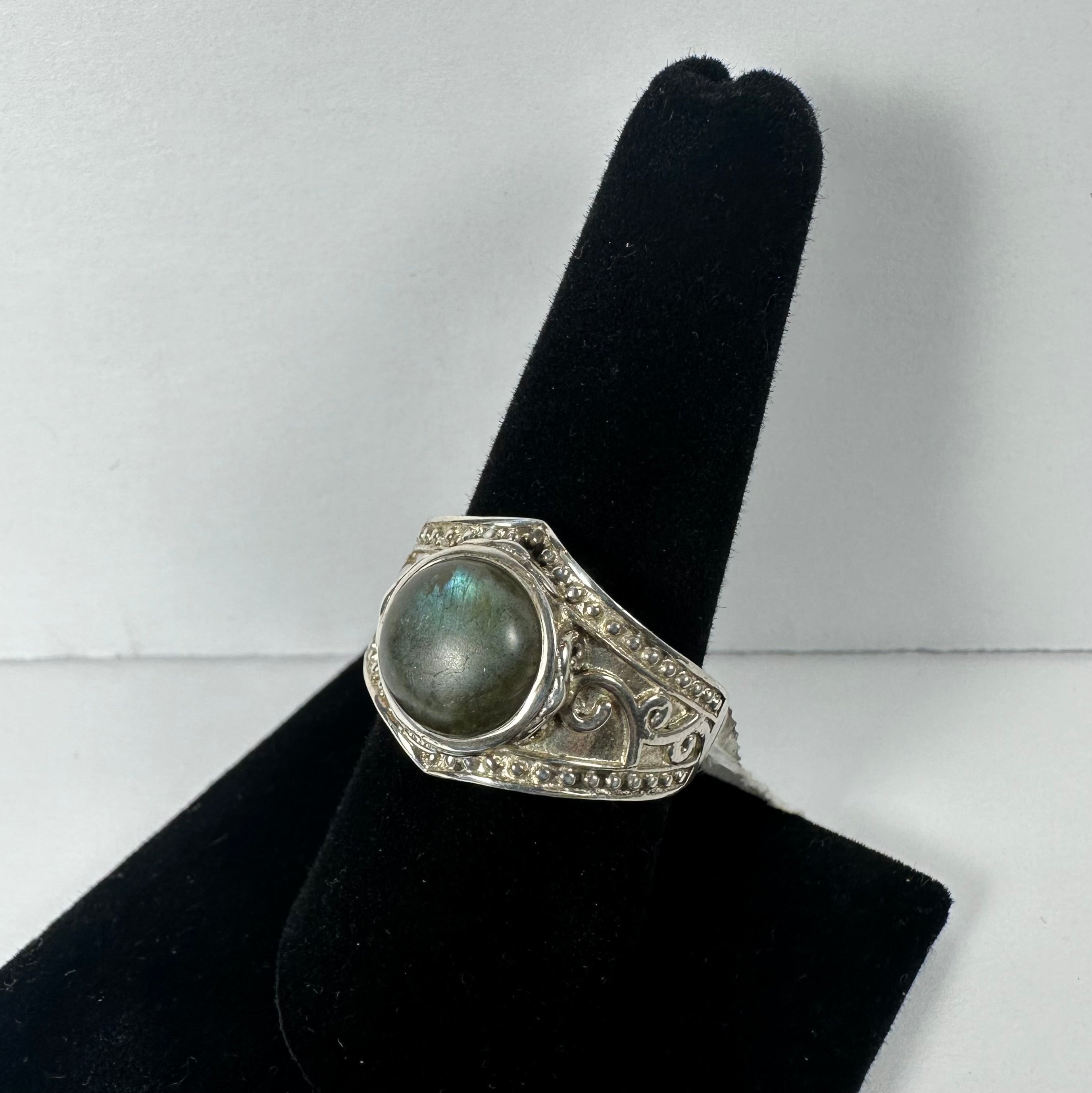 Labradorite Ring - Size 8.5 - New Age Realms
