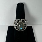 Labradorite Ring - Size 8.5 - New Age Realms
