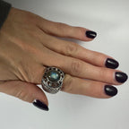 Labradorite Ring - Size 8.5 - New Age Realms