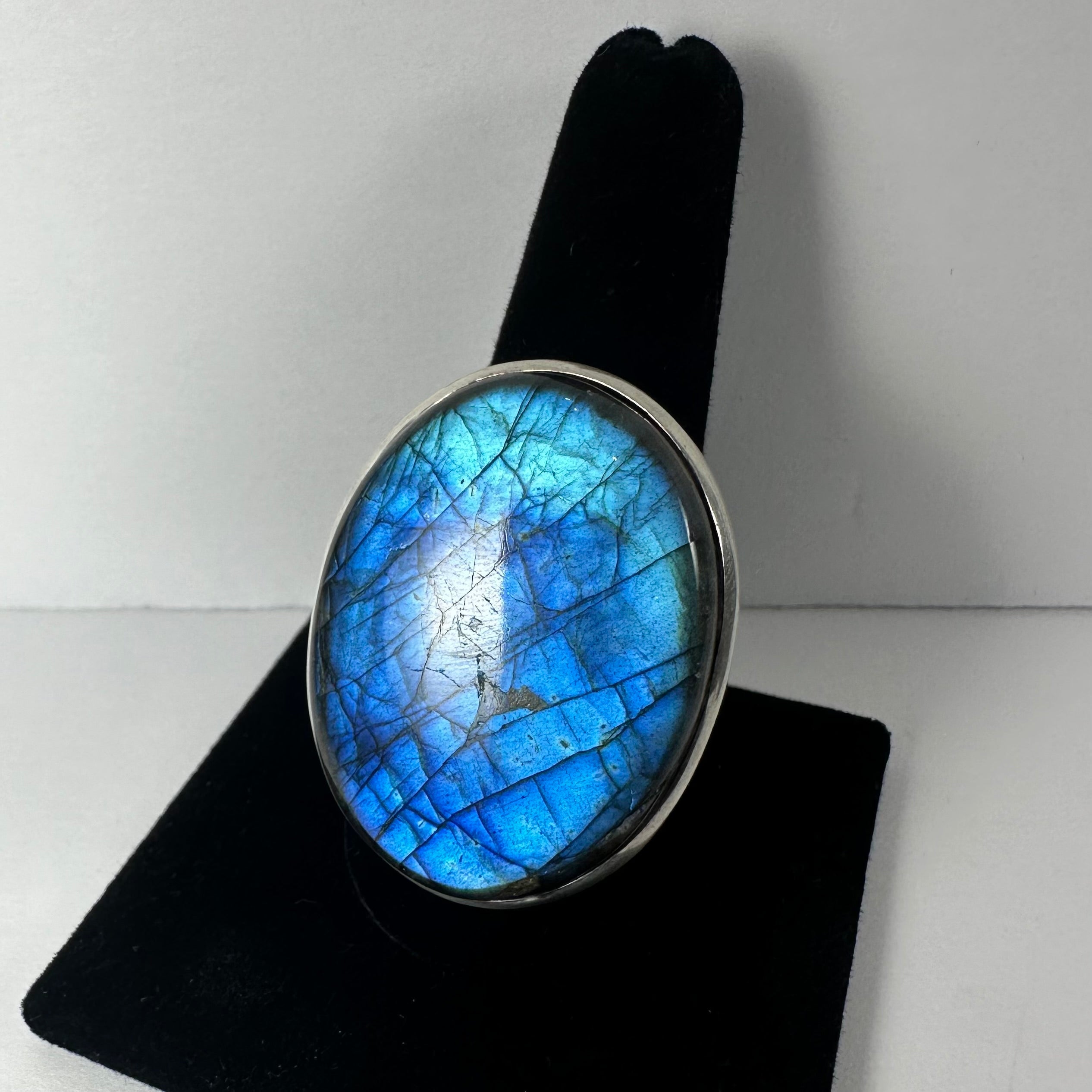 Labradorite Ring - Size 10 - New Age Realms