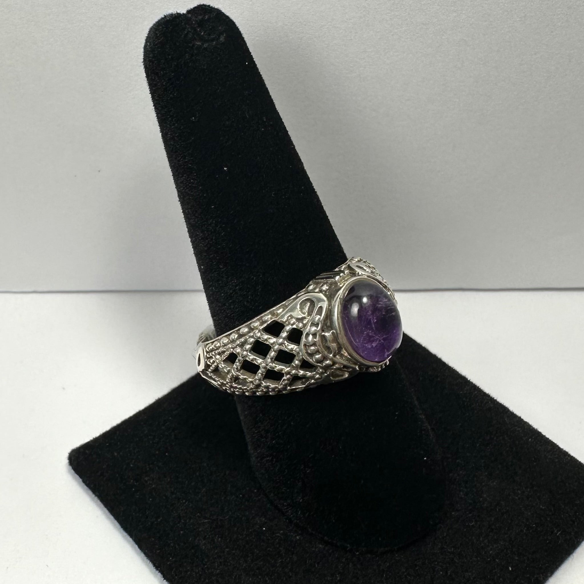 Amethyst Ring - Size 11.5 - New Age Realms