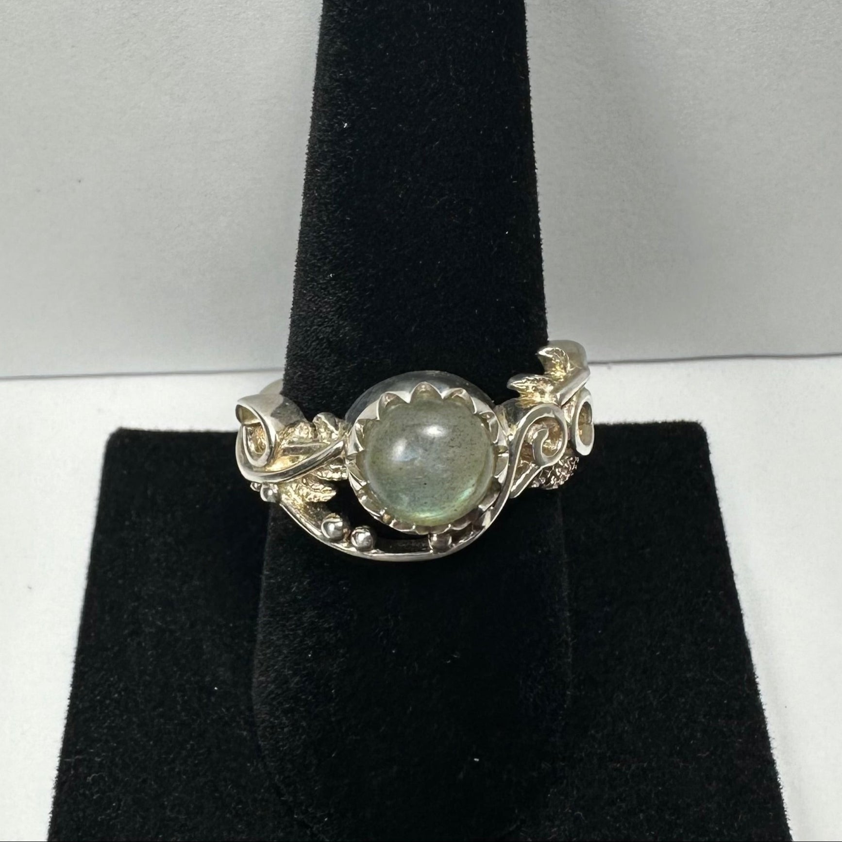 Labradorite Ring - Size 10.5 - New Age Realms