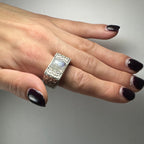Moonstone Ring - Size 11.5 - New Age Realms