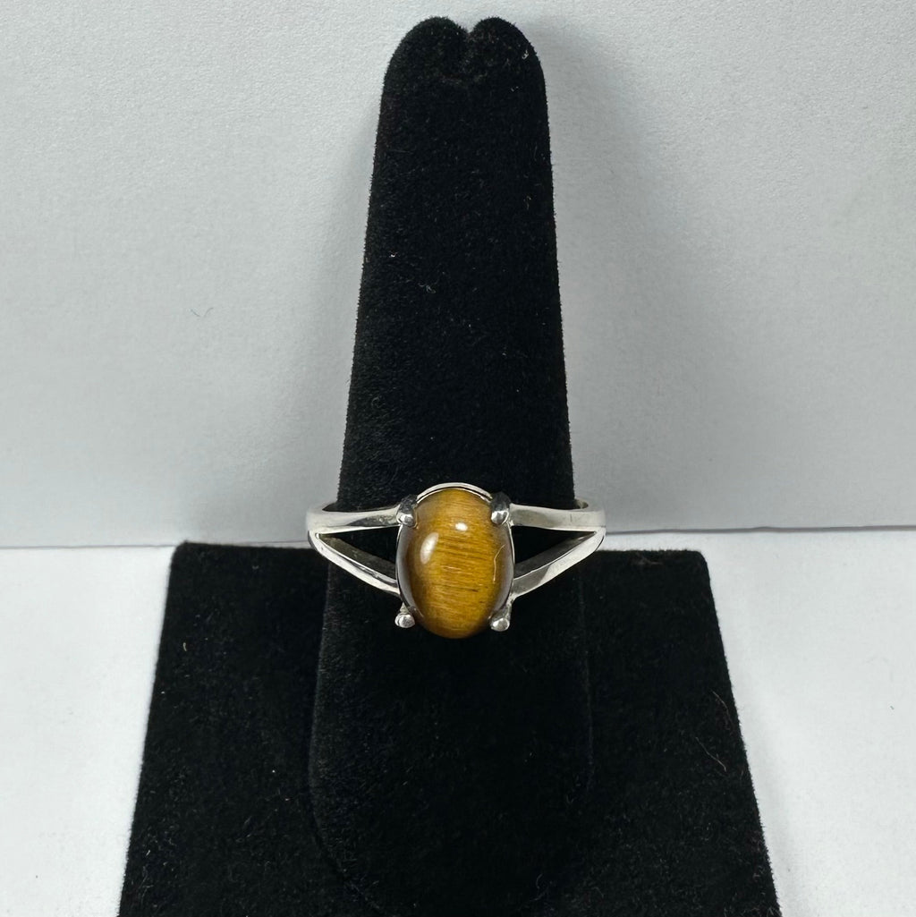 Tiger Eye Ring - Size 12 - New Age Realms
