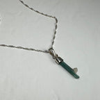 Natural Tourmaline Pencil Pendant - New Age Realms