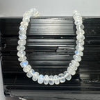 Moonstone Rondele Bead Necklace - New Age Realms