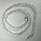 Moonstone Rondele Bead Necklace - New Age Realms