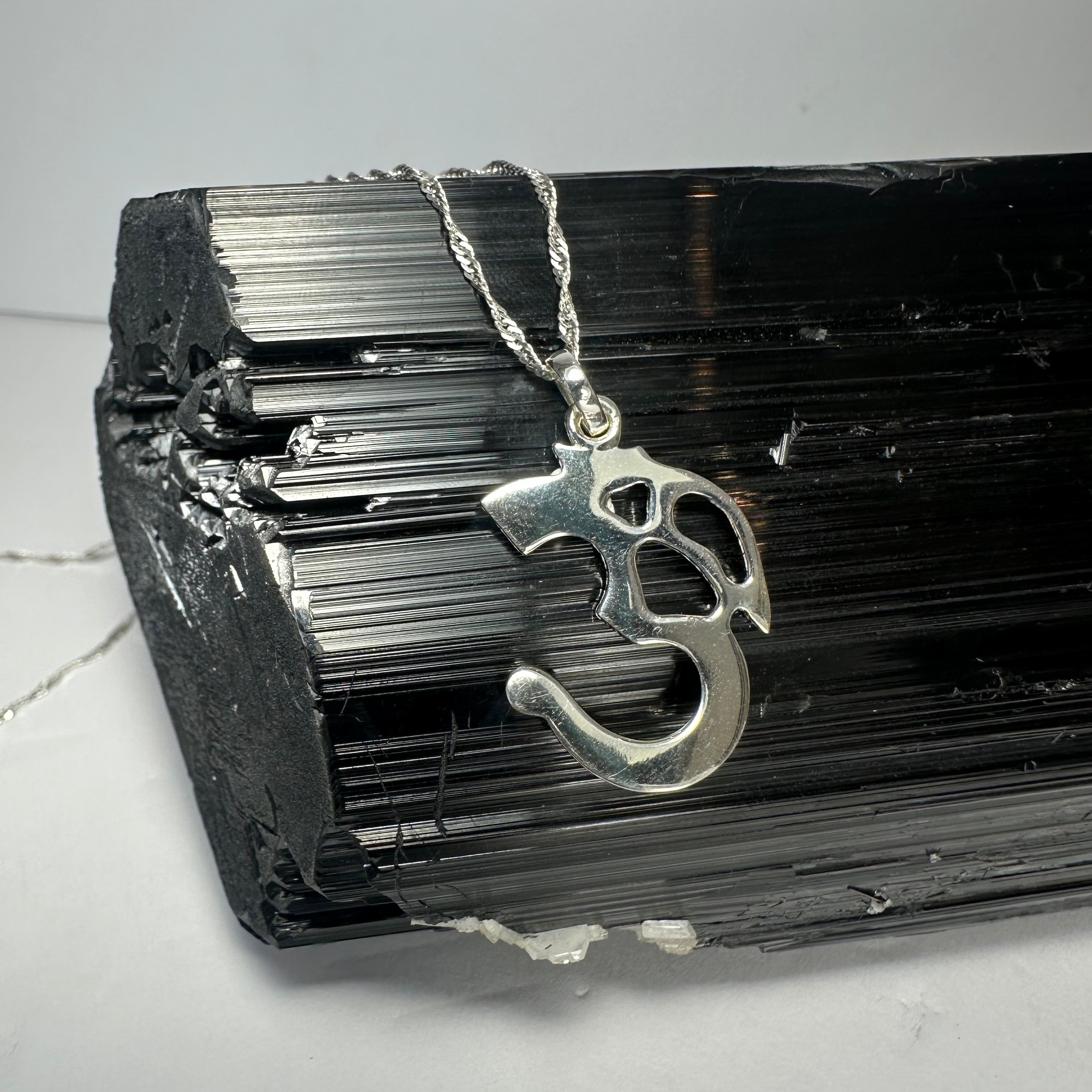 Sterling Silver 'Ohm' Pendant - New Age Realms