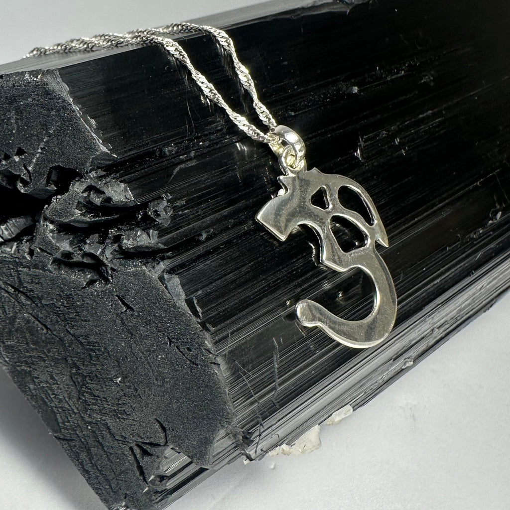 Sterling Silver 'Ohm' Pendant - New Age Realms